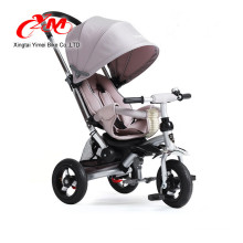 wholesale four in one Kids tricycle in alibaba /tricycle for baby with a pushbar with EN71